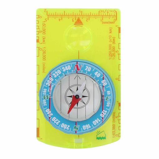 Hi Vis Deluxe Map Compass